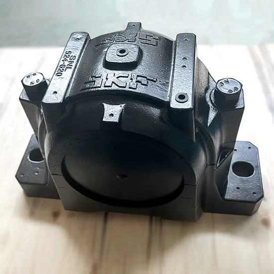 Snl508-607 Cast Iron Split Pillow Block Bearing Housing, Two-Bolt Base